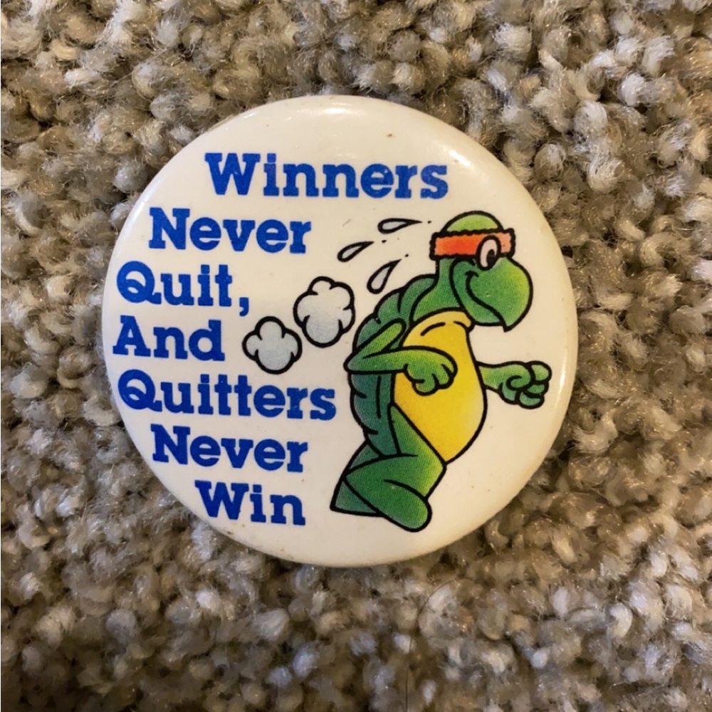 Running turtle button